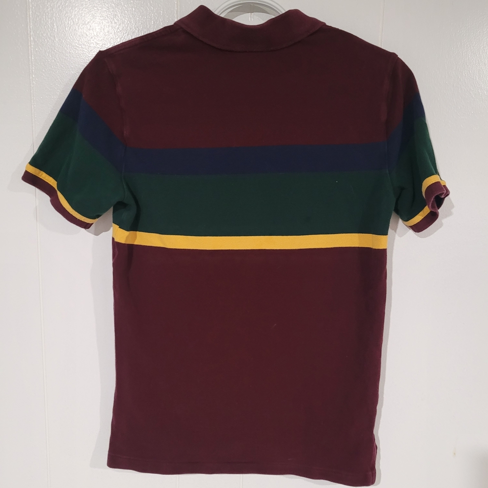 Polo by Ralph Lauren Men's Burgundy Polo Shirt - Picture 2 of 4